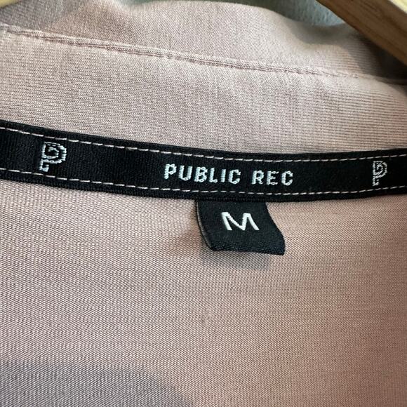 Public Rec Go-To Performance Polo Dusky Rose M - Picture 5 of 12